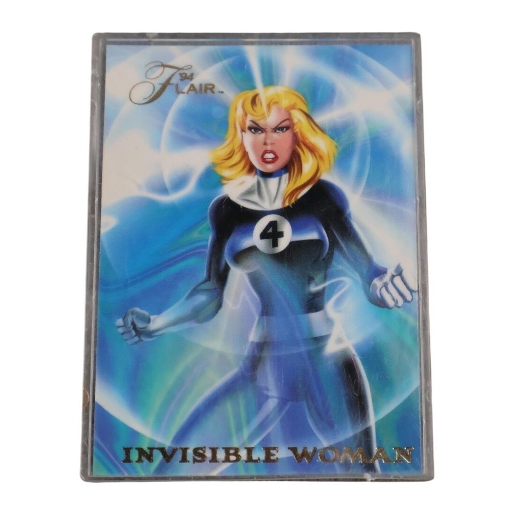 Vintage 1994 Flair Marvel Invisible Woman Power Blast Insert 17/18 Hologram